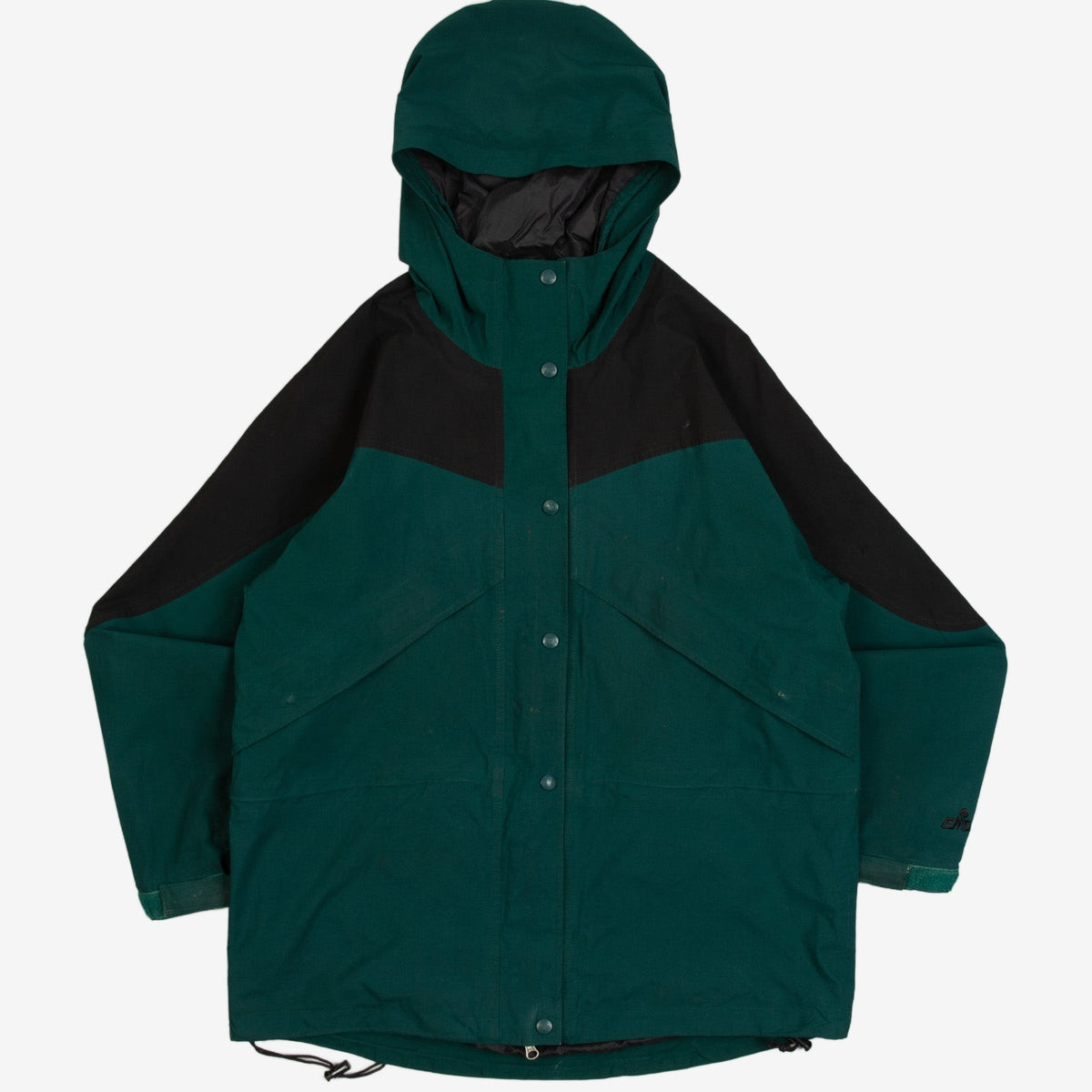 WOMEN'S VINTAGE 1990S HOODED FULL ZIP JACKET - LARGE