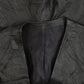 MEN'S VINTAGE 1990S LEATHER VEST JACKET - SMALL
