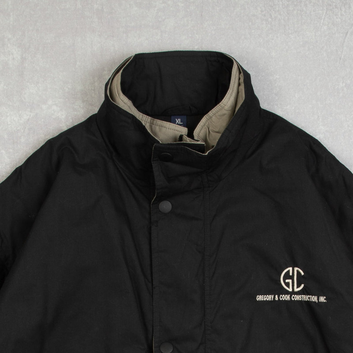 MEN'S VINTAGE 1990S GC PADDED BOMBER JACKET - X-LARGE