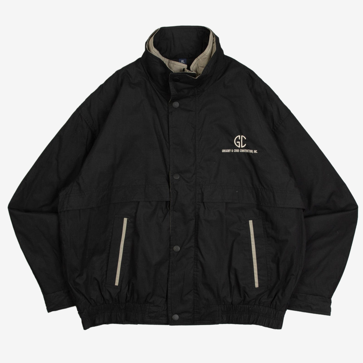 MEN'S VINTAGE 1990S GC PADDED BOMBER JACKET - X-LARGE