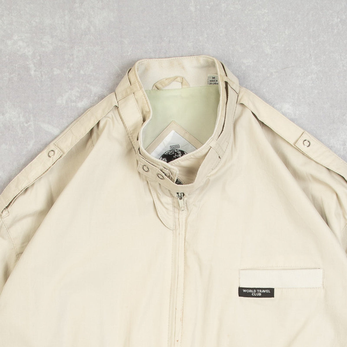 MEN'S VINTAGE 1990S UTILITY BOMBER JACKET - MEDIUM