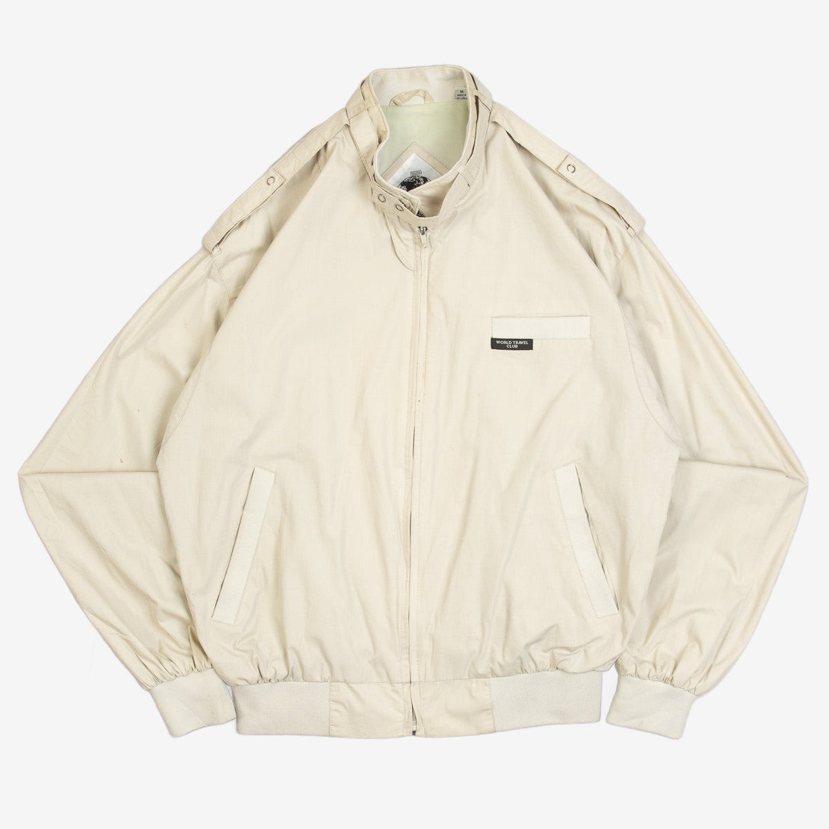 MEN'S VINTAGE 1990S UTILITY BOMBER JACKET - MEDIUM