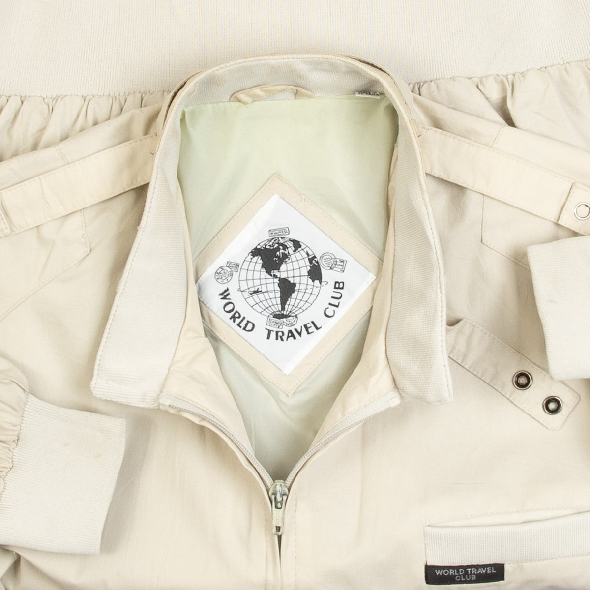 MEN'S VINTAGE 1990S UTILITY BOMBER JACKET - MEDIUM