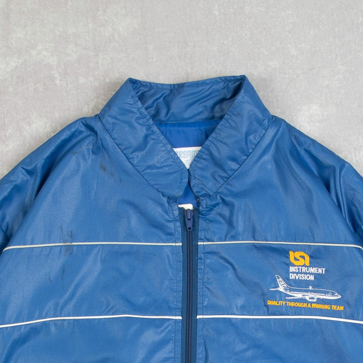 MEN'S VINTAGE 1980S BNWT FULL ZIP BOMBER JACKET - X-LARGE