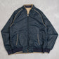 MEN'S VINTAGE 1980S REVERSABLE HARRINGTON JACKET - MEDIUM