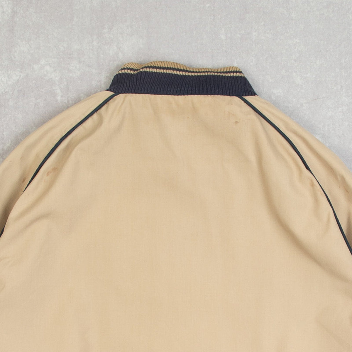 MEN'S VINTAGE 1980S REVERSABLE HARRINGTON JACKET - MEDIUM