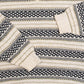 MEN'S VINTAGE 1990S STRIPED PATTERNED KNITTED JUMPER - X-LARGE