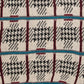 MEN'S VINTAGE 1990S CHECKED PATTERNED KNITTED JUMPER - SMALL