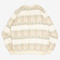 MEN'S VINTAGE 1990S STRUCTURED PATTERNED KNITTED JUMPER - XX-LARGE