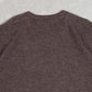MEN'S VINTAGE 1990S V-NECK KNITTED JUMPER - LARGE