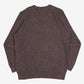 MEN'S VINTAGE 1990S V-NECK KNITTED JUMPER - LARGE