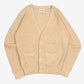 MEN'S VINTAGE 1980S BOXY KNITTED CARDIGAN - MEDIUM
