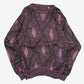 MEN'S VINTAGE 1990S PATTERNED KNITTED JUMPER - MEDIUM