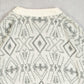 MEN'S VINTAGE 1990S PATTERNED KNITTED JUMPER - LARGE