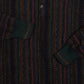 MEN'S VINTAGE 1990S BNWT STRIPED HENLEY KNITTED JUMPER - LARGE