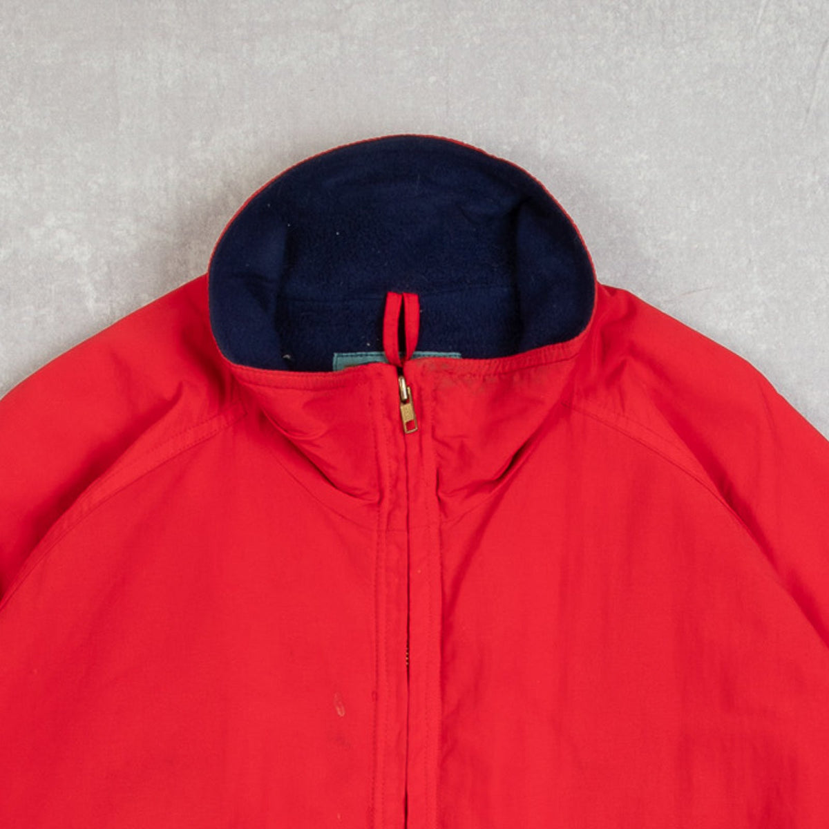 MEN'S VINTAGE 1980S WOOLRICH FULL ZIP FLEECE LINED BOMBER JACKET - X-LARGE
