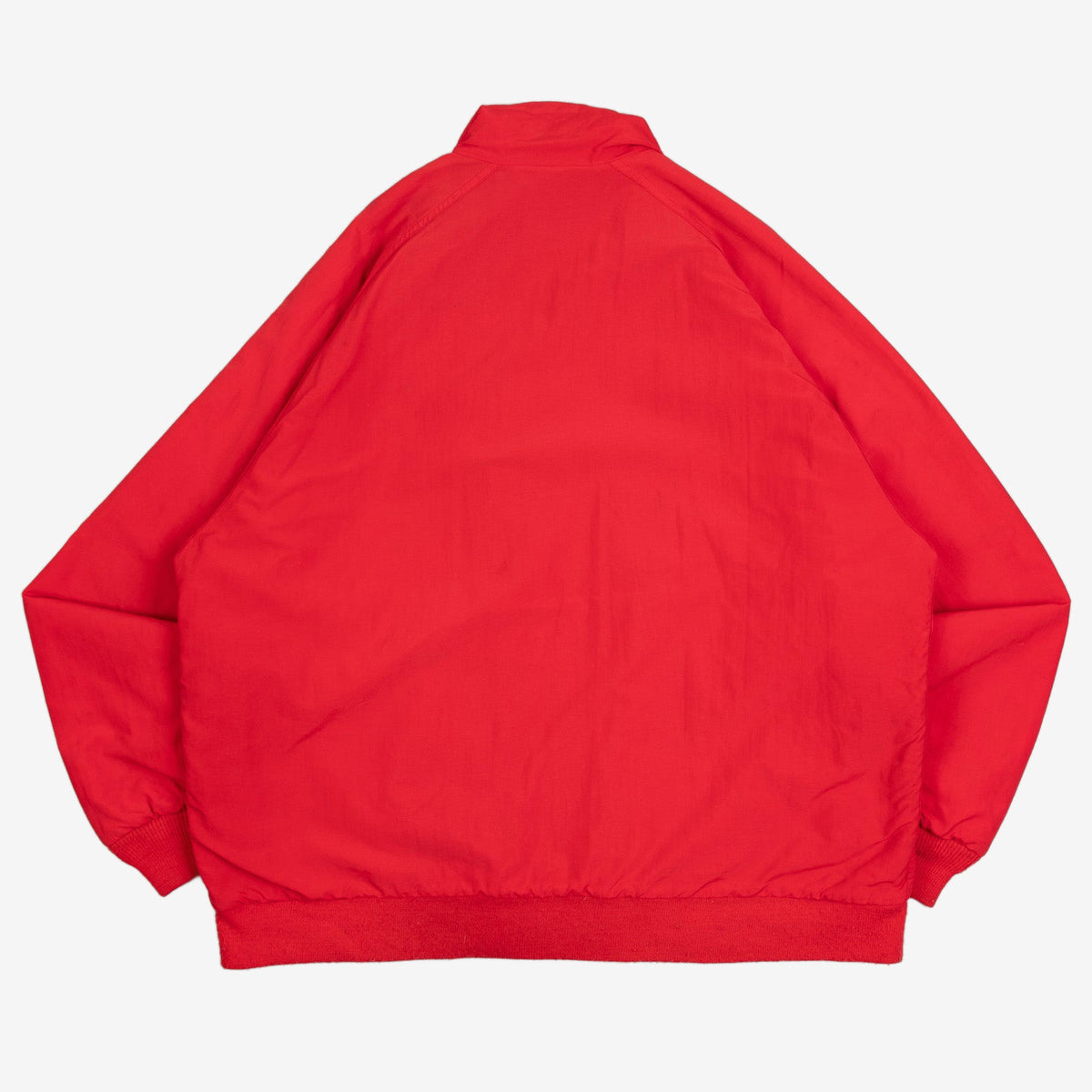 MEN'S VINTAGE 1980S WOOLRICH FULL ZIP FLEECE LINED BOMBER JACKET - X-LARGE