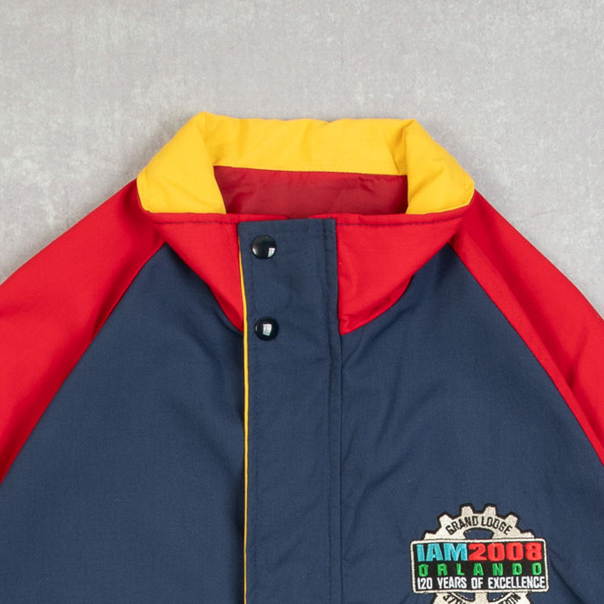 MEN'S VINTAGE 2000S MACHINISTS UNION BOMBER JACKET - MEDIUM