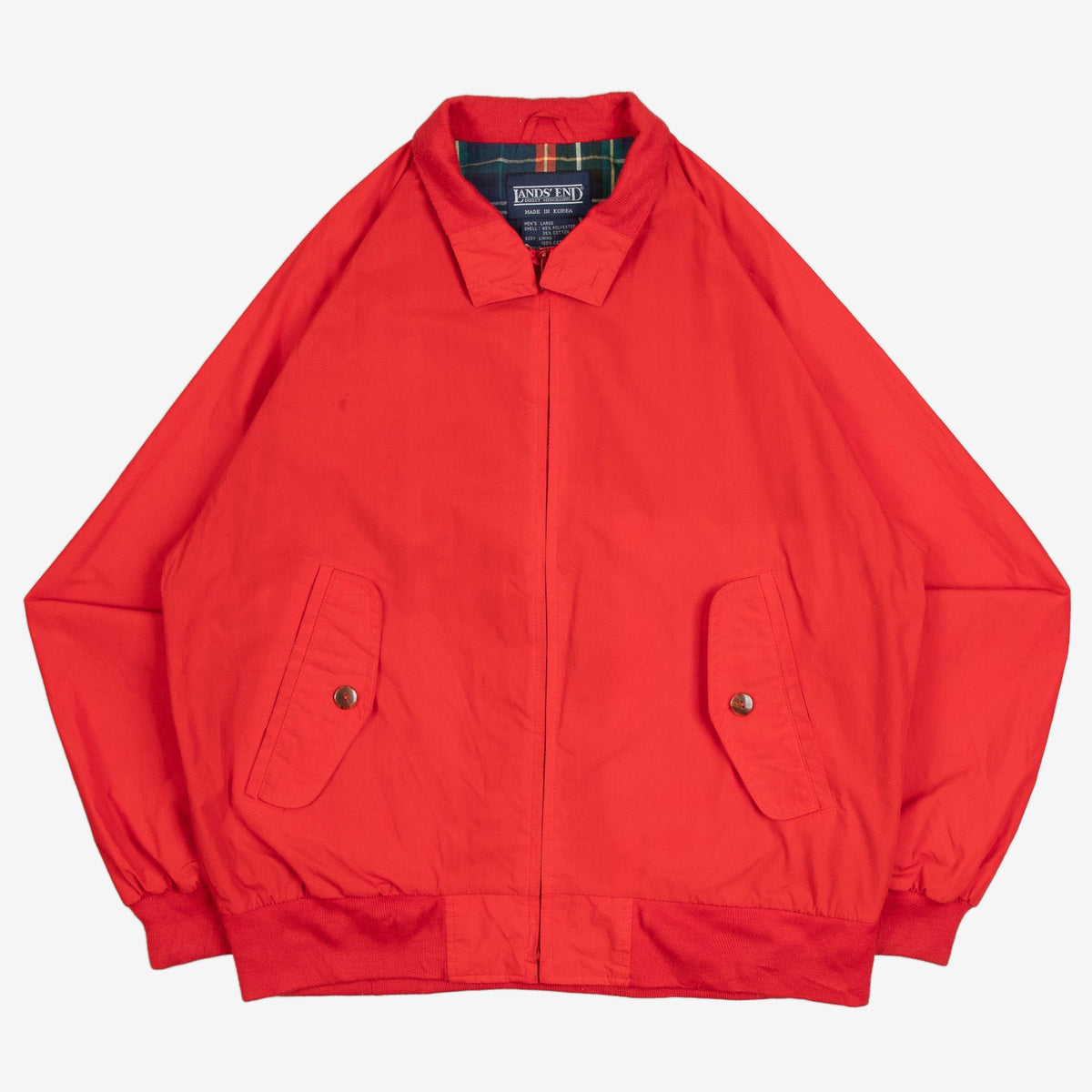 MEN'S VINTAGE 1990S FULL ZIP HARINGTON JACKET - LARGE