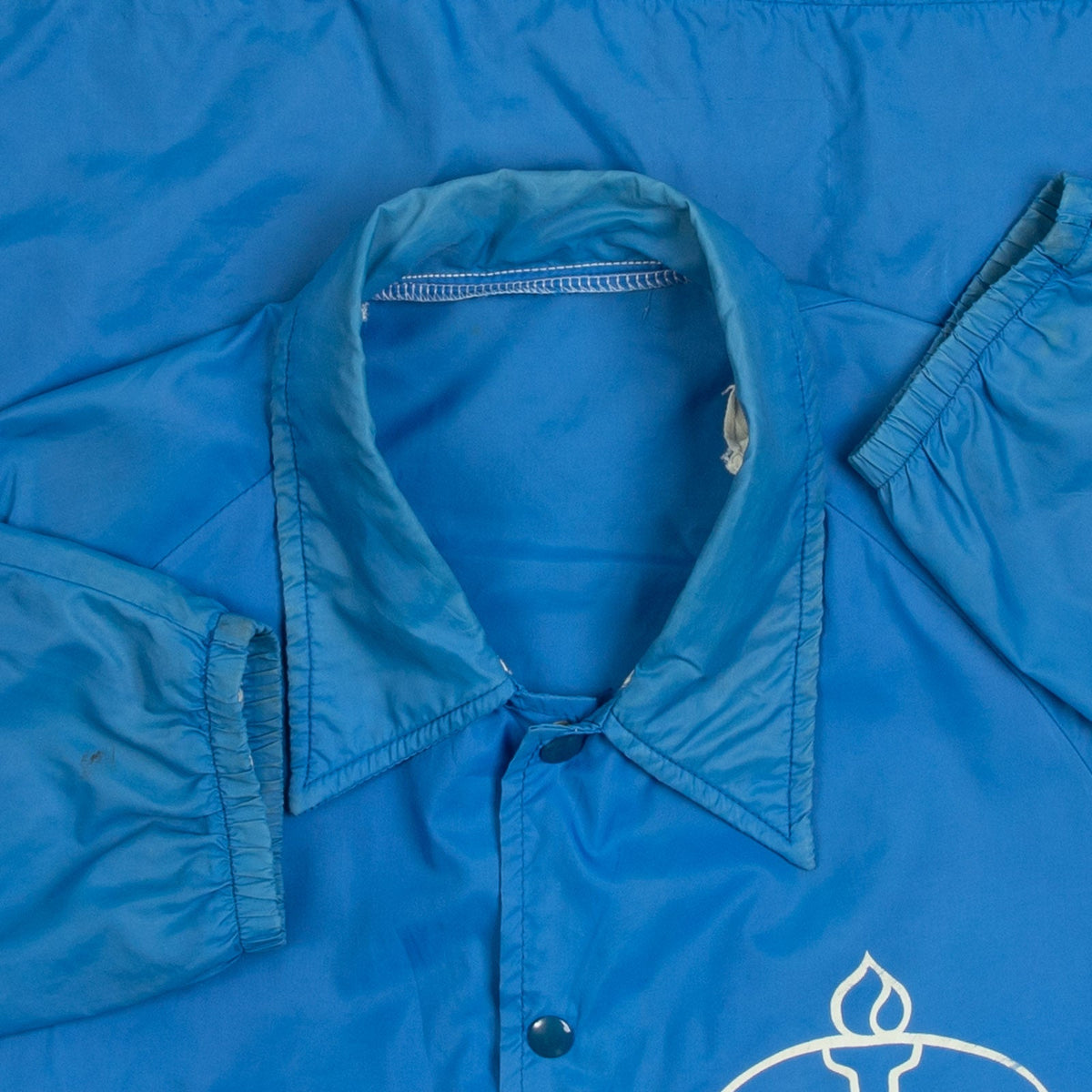 MEN'S VINTAGE 1980S AMOCO COACH JACKET - X-LARGE