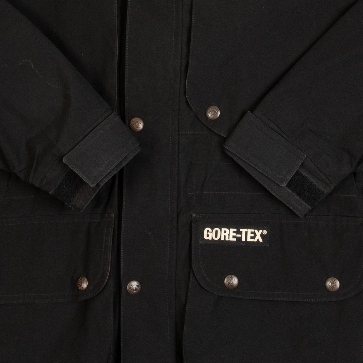 MEN'S VINTAGE 1990S GORE-TEX HOODED PARKA JACKET - SMALL