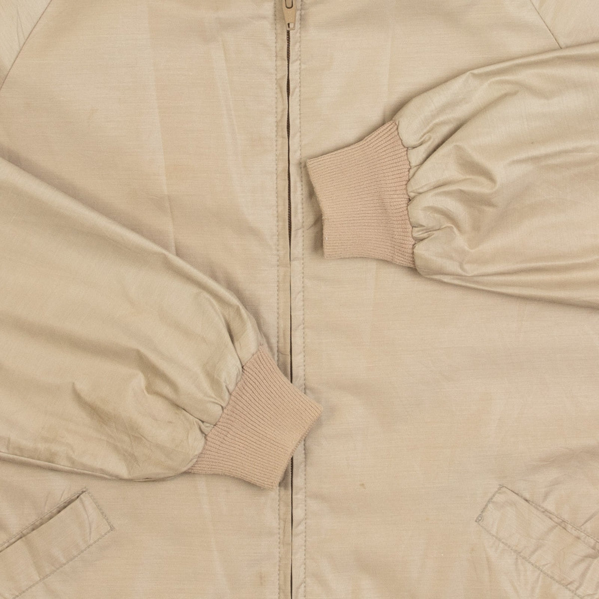 MEN'S VINTAGE 1980S FULL ZIP HARRINGTON JACKET - MEDIUM