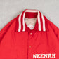 MEN'S VINTAGE 1980S NEENAH VARSITY BOMBER JACKET - LARGE
