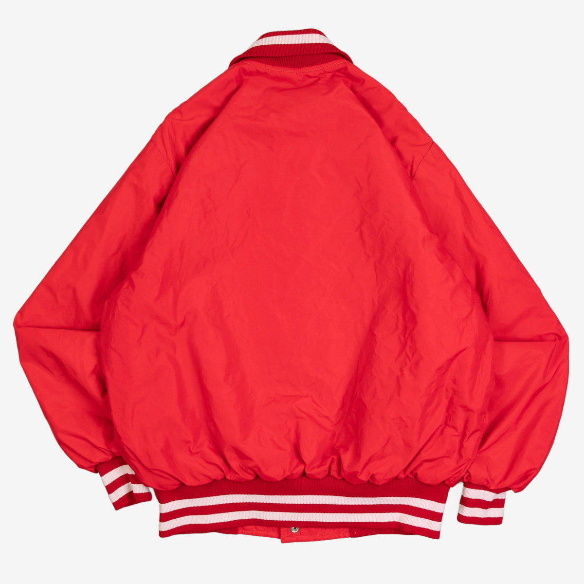 MEN'S VINTAGE 1980S NEENAH VARSITY BOMBER JACKET - LARGE
