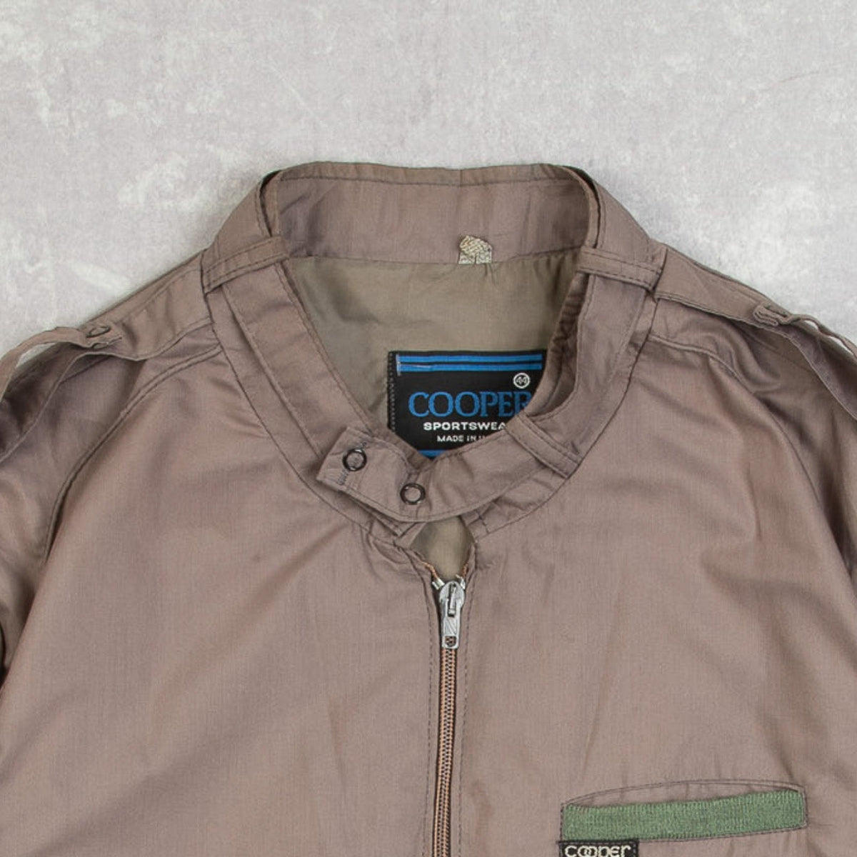 MEN'S VINTAGE 1990S UTILITY BOMBER JACKET - MEDIUM