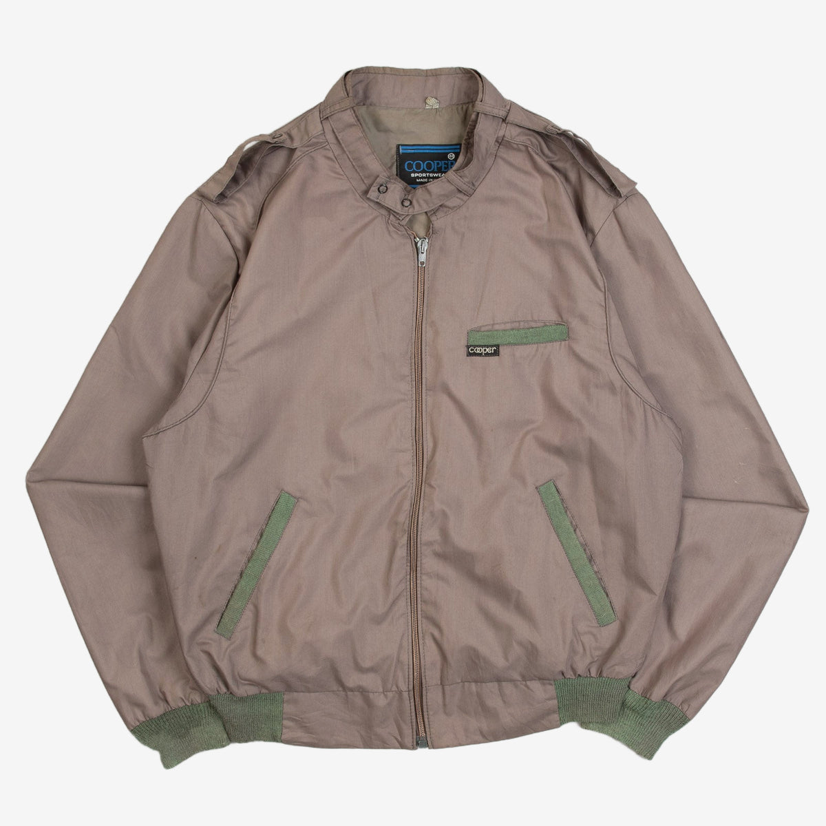 MEN'S VINTAGE 1990S UTILITY BOMBER JACKET - MEDIUM