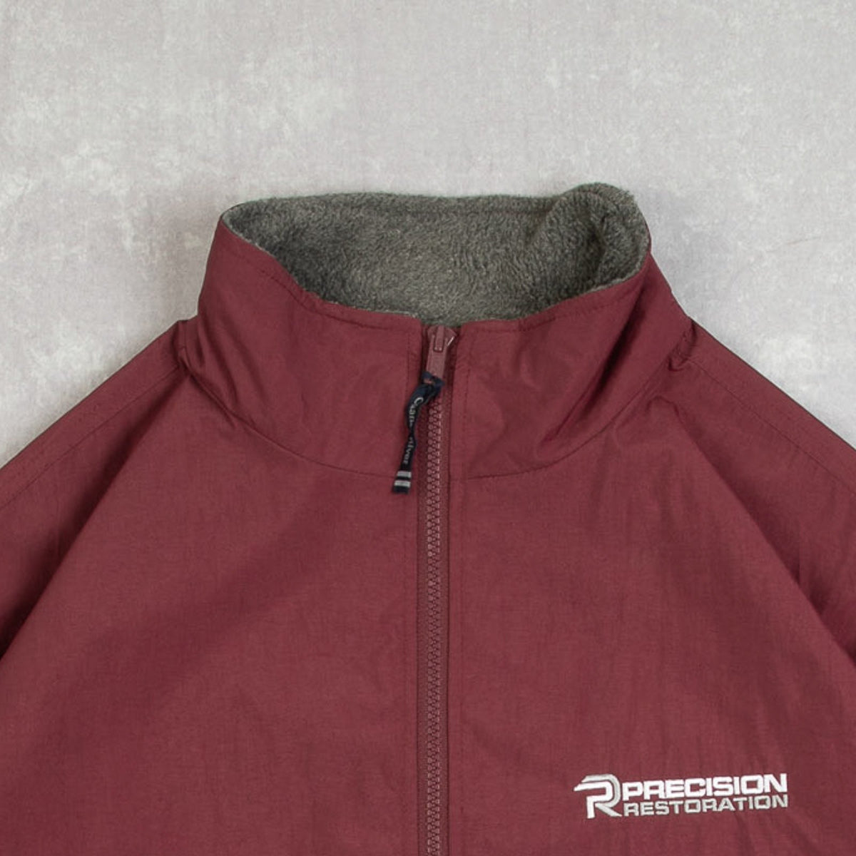 MEN'S VINTAGE 1990S PRECISION RESTORATION FLEECE LINED BOMBER JACKET - LARGE