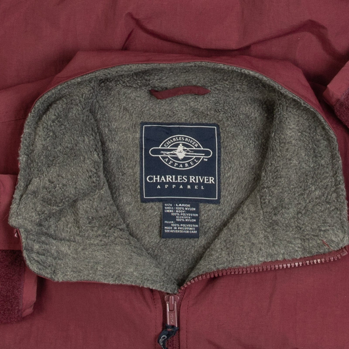 MEN'S VINTAGE 1990S PRECISION RESTORATION FLEECE LINED BOMBER JACKET - LARGE