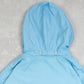 MEN'S VINTAGE 1980S HOODED HIGH NECK WINDBREAKER JACKET - LARGE