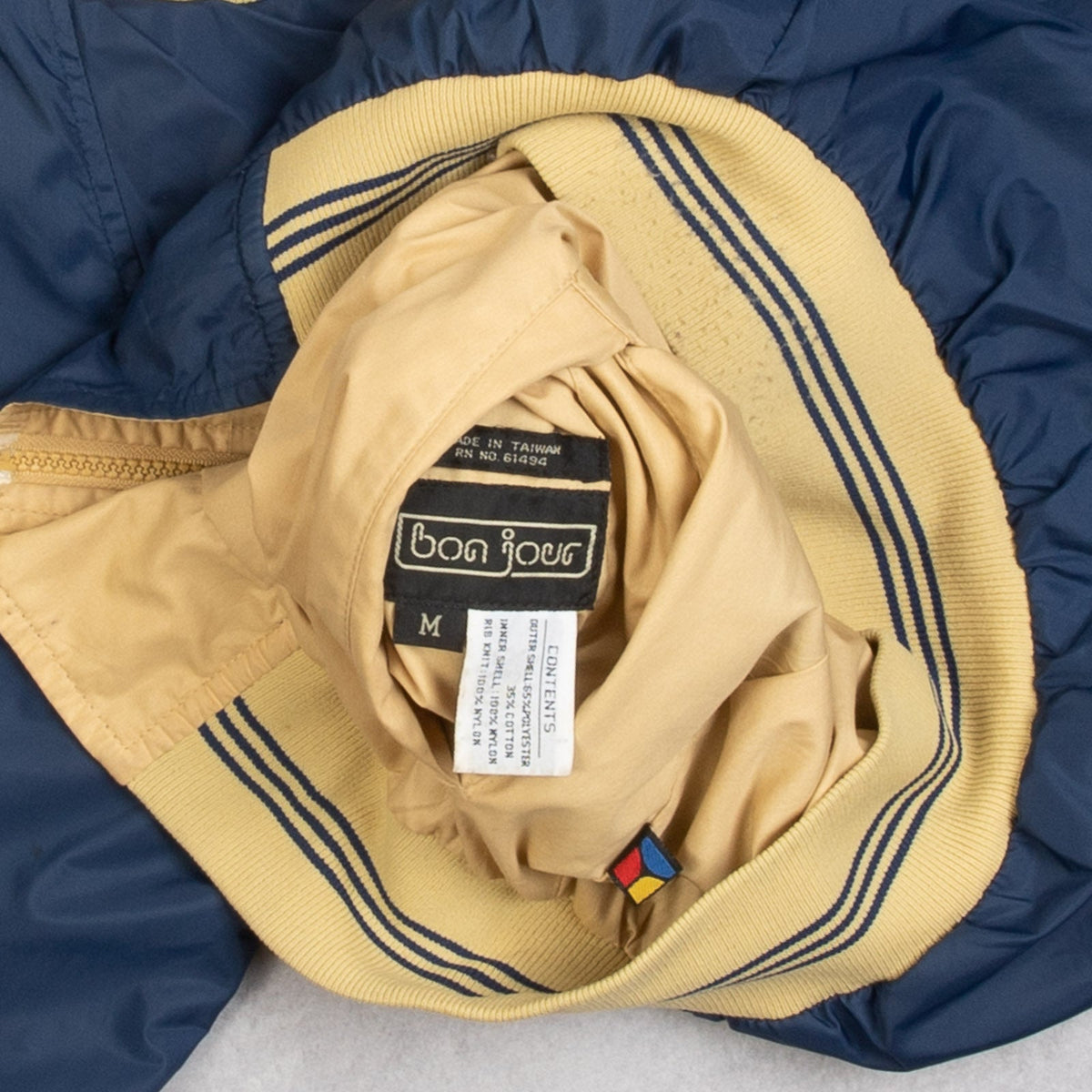 MEN'S VINTAGE 1990S REVERSIBLE BOMBER JACKET - MEDIUM