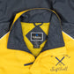 MEN'S VINTAGE 1990S SOFTBALL QUARTER ZIP WINDBREAKER JACKET - MEDIUM