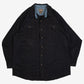 MEN'S VINTAGE 1990S WOOL STYLE WORKWEAR SHIRT - LARGE