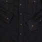 MEN'S VINTAGE 1990S WOOL STYLE WORKWEAR SHIRT - LARGE