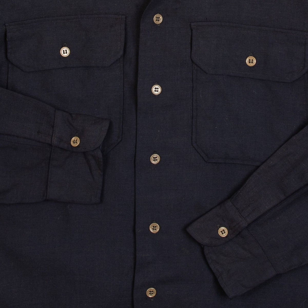 MEN'S VINTAGE 1980S WOOL SHIRT - MEDIUM
