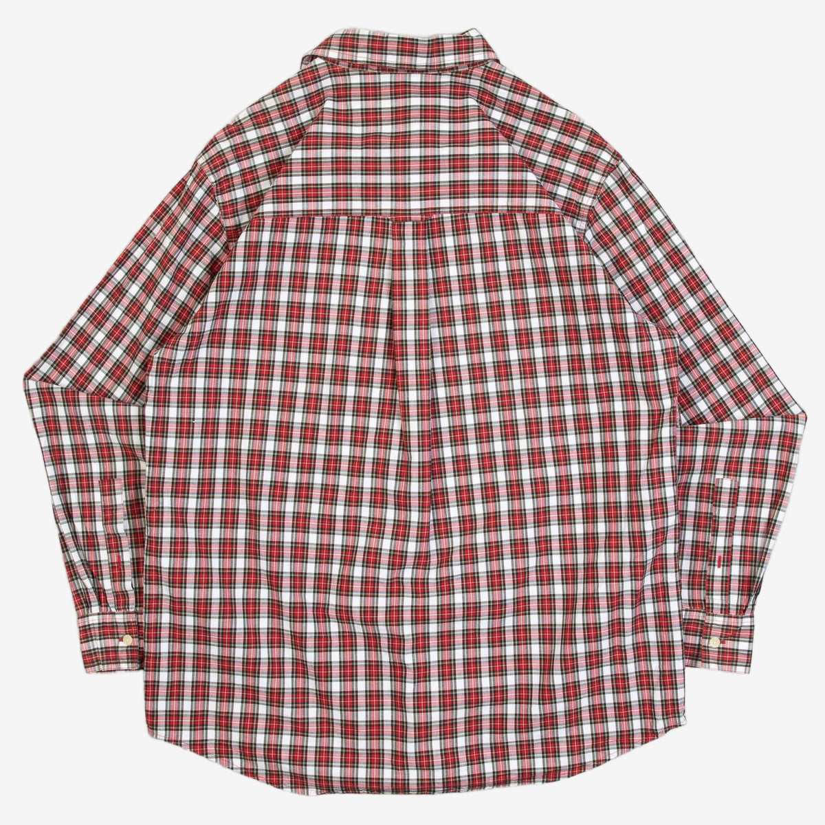 MEN'S VINTAGE 1990S CHAPS CHECKED SHIRT - MEDIUM