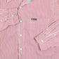 MEN'S VINTAGE 1990S CHAPS STRIPED SHIRT - LARGE