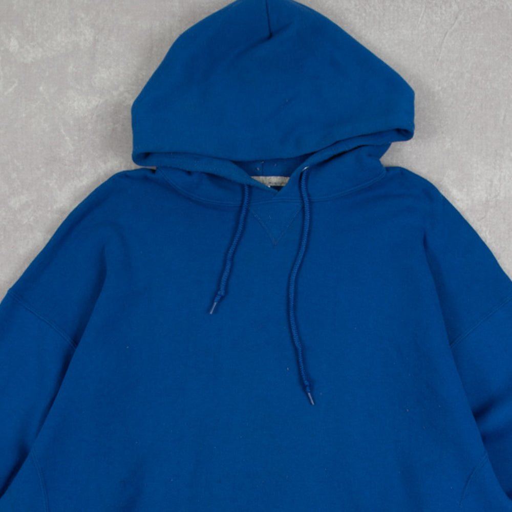 MEN'S VINTAGE RUSSELL ATHLETIC BLANK HOODED SWEATSHIRT - XX-LARGE