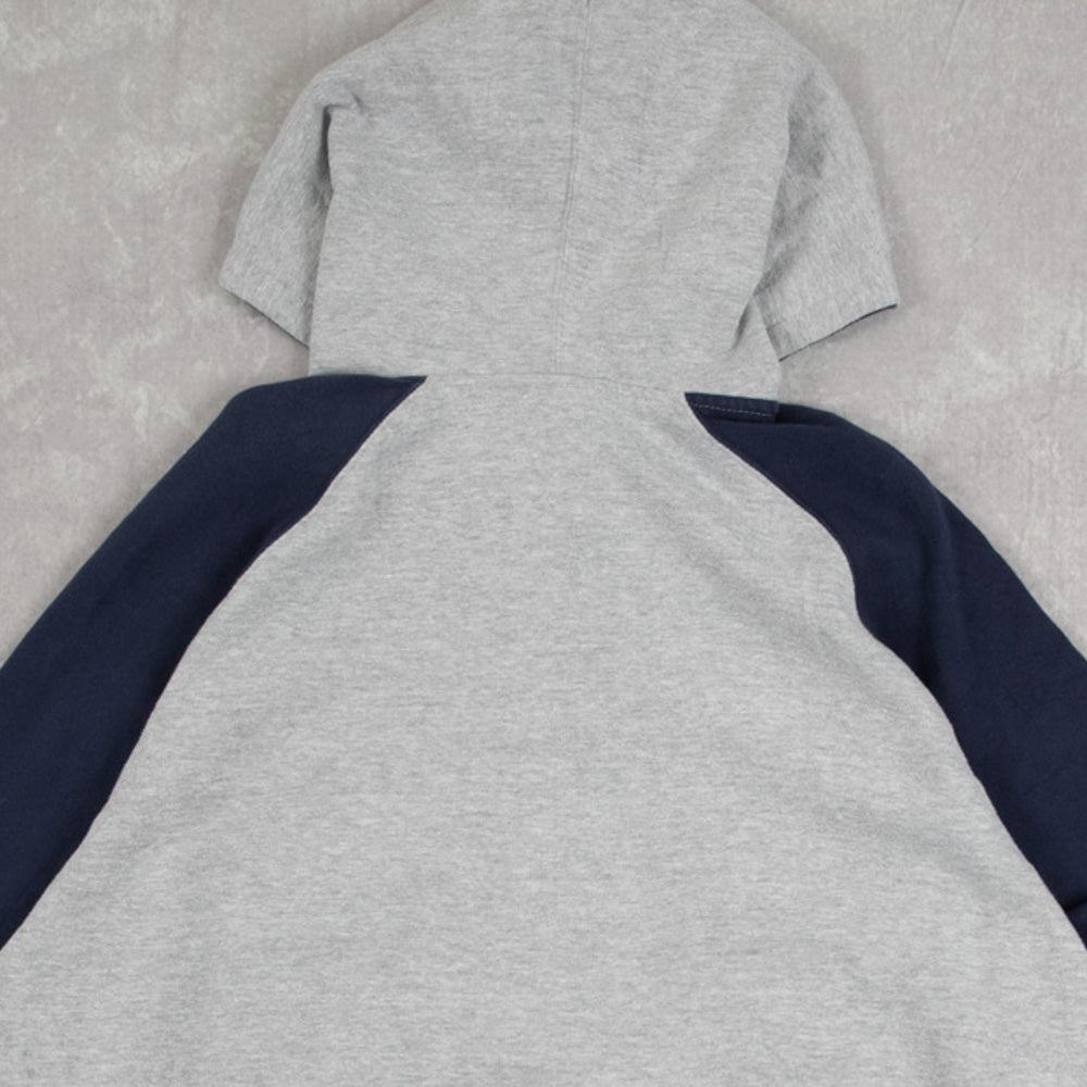 MEN'S VINTAGE M FULL ZIP HOODED SWEATSHIRT - LARGE