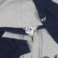 MEN'S VINTAGE M FULL ZIP HOODED SWEATSHIRT - LARGE