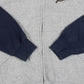 MEN'S VINTAGE M FULL ZIP HOODED SWEATSHIRT - LARGE