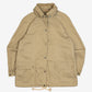 WOMEN'S VINTAGE 1990S HOODED COLLARED TRENCH JACKET - SMALL