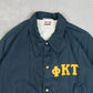 MEN'S VINTAGE 1980S PHI KAPPA TAU COACH JACKET - LARGE