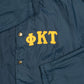 MEN'S VINTAGE 1980S PHI KAPPA TAU COACH JACKET - LARGE