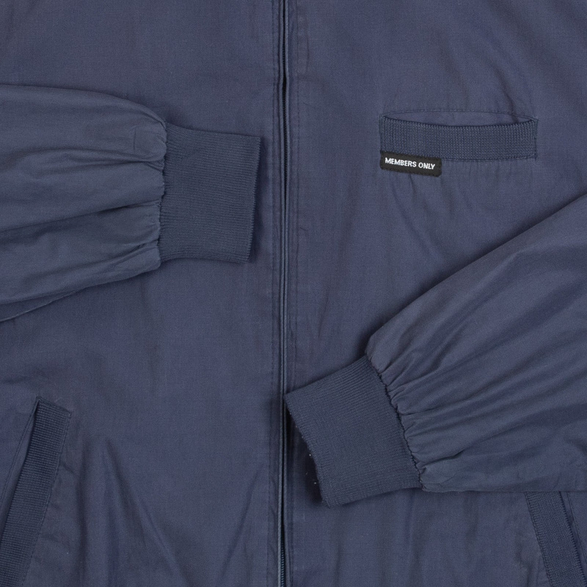 MEN'S VINTAGE 1990S MEMBERS ONLY UTILITY BOMBER JACKET - LARGE