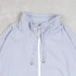 MEN'S VINTAGE 1980S STRIPED BOXY BOMBER JACKET - SMALL
