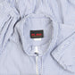 MEN'S VINTAGE 1980S STRIPED BOXY BOMBER JACKET - SMALL